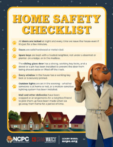 Read home safety tips presented by McGruff The Crime Dog. Support crime prevention initiatives by NCPC.