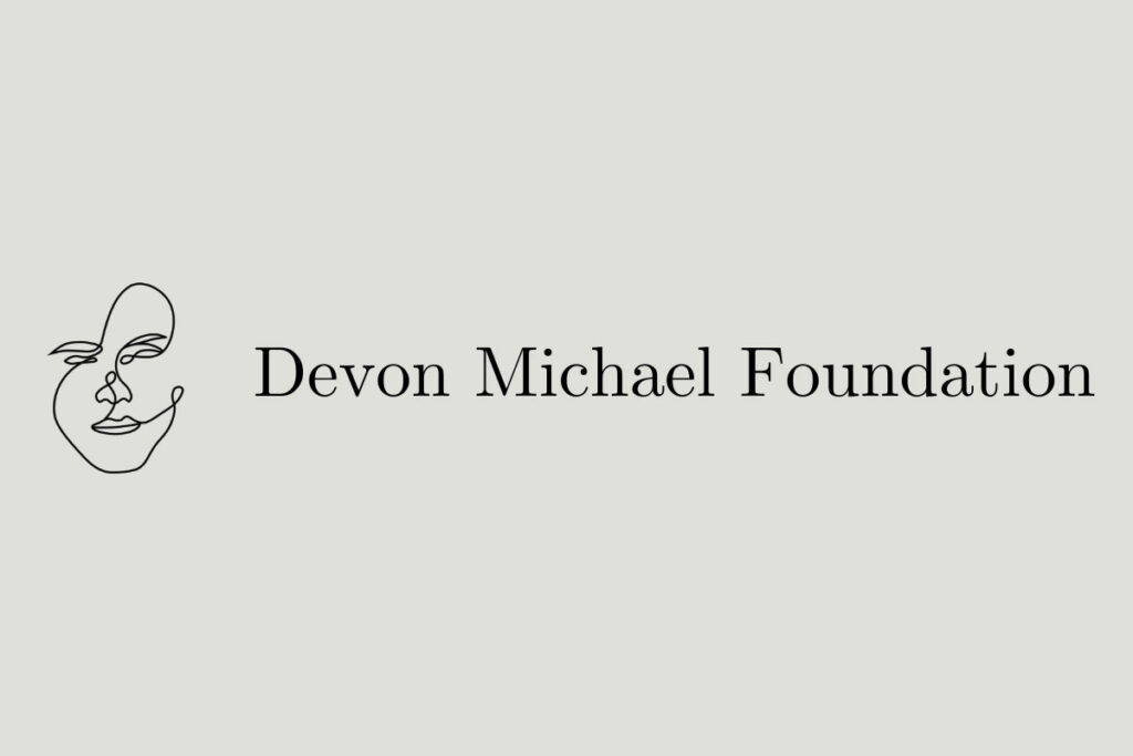 Logo for the Devon Michael Foundation, a nonprofit helping to raise awareness of the fentanyl & mental health crisis.